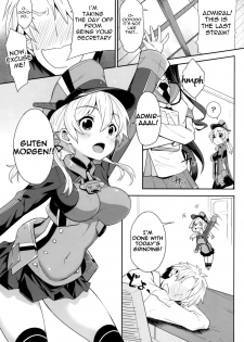 (C87) [Parin to Wareru (Neyonsan)] Teitoku o Dame ni Suru Prinz Eugen (Kantai Collection -KanColle-) [English] [constantly] - page 4