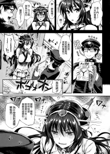 (C87) [YURIRU-RARIKA (Kojima Saya, Lazu)] Senkan Nagato to Hentai Teitoku (Sono Ni) (Kantai Collection -KanColle-) [Chinese] [空気系☆漢化] - page 5