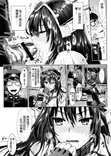 (C87) [YURIRU-RARIKA (Kojima Saya, Lazu)] Senkan Nagato to Hentai Teitoku (Sono Ni) (Kantai Collection -KanColle-) [Chinese] [空気系☆漢化] - page 11