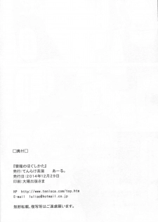 (C87) [Tenrake Chaya (Ahru.)] Unryuu no Hogushikata (Kantai Collection -KanColle-) [Chinese] [教皇漢化] - page 21