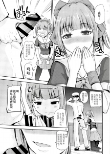 (COMIC1☆8) [Hoshimaki Project (Yano Toshinori)] Sekuhara Teitoku to Hisho Kan Yuubari-san ~Yasen Hen~ (Kantai Collection -KanColle-) [Chinese] [黑街002] - page 11