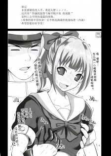 (COMIC1☆8) [Hoshimaki Project (Yano Toshinori)] Sekuhara Teitoku to Hisho Kan Yuubari-san ~Yasen Hen~ (Kantai Collection -KanColle-) [Chinese] [黑街002] - page 4