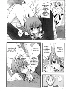 [Nounai Kanojo (Kishiri Toworu)] Ookami to Ookamiotoko (Spice and Wolf) [English] [Reromanga] - page 9