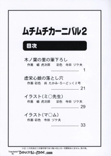 (C72) [Muchi Muchi 7 (Terada Tsugeo, Sanagi Torajirou, Nao Takami)] Muchi Muchi Carnival 2 (Various) [English] [SaHa] - page 2