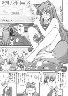 (SC38) [Raijinkai (Harukigenia)] Wolf Road (Ookami to Koushinryou [Spice and Wolf]) - page 2