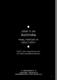 [True-Bell] Actinidia (Final Fantasy XI) - page 22