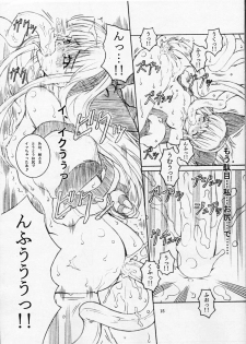 (C66) [Chill-Out (Fukami Naoyuki)] Junk Inbaku no Miko Ni (Samurai Spirits) - page 14