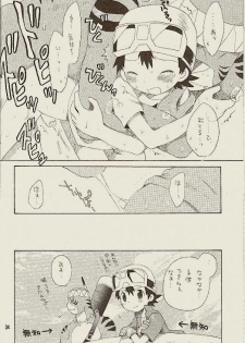 (LOVEx2 Monket!) [KuruGuru DNA (Hoshiai Hilo)] Tennen Douhou Kyuuden Enkinhou No Sho (Digimon Frontier) - page 33