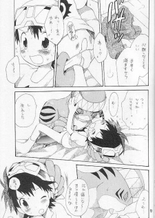 (LOVEx2 Monket!) [KuruGuru DNA (Hoshiai Hilo)] Tennen Douhou Kyuuden Enkinhou No Sho (Digimon Frontier) - page 12
