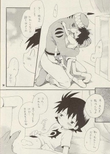 (LOVEx2 Monket!) [KuruGuru DNA (Hoshiai Hilo)] Tennen Douhou Kyuuden Enkinhou No Sho (Digimon Frontier) - page 23