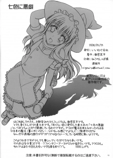 [IIWAKE-GAISYA (Shingemiya Kyouhei)] Nanairo ni Itazura (Touhou Project) - page 10