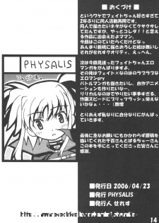 (SC31) [PHYSALIS (Seresu)] Lyrical Fate (Mahou Shoujo Lyrical Nanoha) - page 13