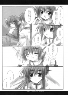 (Mimiket 7) [Chronolog (Sakurazawa Izumi)] Fuki Kuru Kaze ga Watashi ni Ifu | Wind that Blown Toward Me Talked (Utawarerumono) - page 8