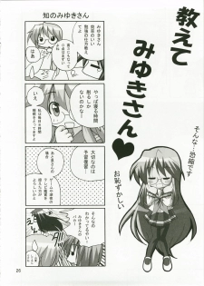 (C74) [PH (TAM)] Kagamin no Okuchi kara Love go Gecchu (Lucky Star) - page 25