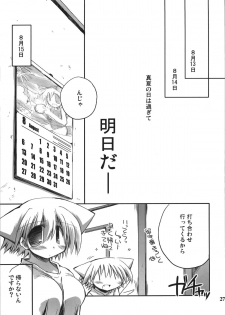 (C74) [NOI-GREN (Sakaki)] Kono Natsu Kimi wa Inakatta - iN the middLE of SummER with YOU - page 27