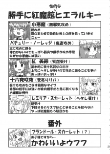 (Akatsuki no Utage 01) [Hanbun Maboroshi no Gensoukyou (Hino)] deflation-charisma (Touhou Project) - page 27