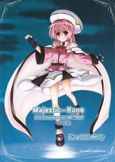 (Lyrical Magical 3) [MajesticRune (Kurogane)] little summoner CARO ～Shiawase no Jumon～ (Mahou Shoujo Lyrical Nanoha) - page 1