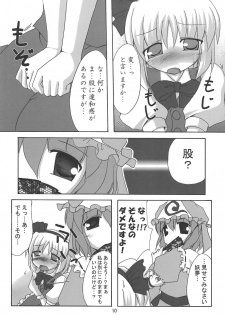 (SC31) [Yuugen Jikkou (Gonzaburo-)] Muyuu Gekka (Touhou Project) - page 9