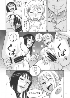 (C74) [ACID-HEAD (Murata.)] Nami no Koukai Nisshi EX NamiRobi 2 (One Piece) - page 19