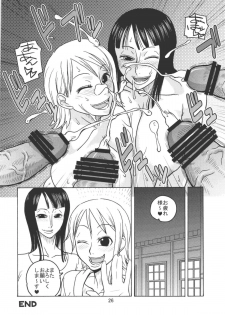 (C74) [ACID-HEAD (Murata.)] Nami no Koukai Nisshi EX NamiRobi 2 (One Piece) - page 27