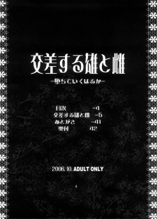 (SC33) [Kouchaya (Ohtsuka Kotora)] Kousasuru Osu to Mesu -Ochiteiku Haruka- | Crossing Man and Woman [English] [SaHa] - page 3