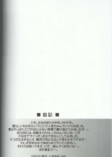 (C64) [CARNELIAN] BENIGYOKUZUI vol. 8 - page 3