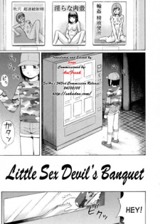 [Nitta Jun] Koinma-tachi no Utage | Little Sex Devil's Banquet (Doutei Chinkonkan) [English] [SaHa]