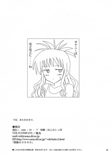 (C74) [VOLTCOMPANY (Asahimaru)] Harenchi Fuukiiin Yui (To LOVE-Ru) - page 25