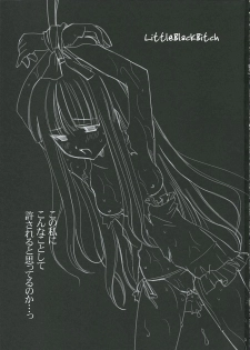 (Comic Characters! 2) [Daigaku Seiryouku (Daigakusei A)] Little Black Bitch (Mahou Sensei Negima!) - page 3