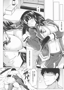 (C86) [Nanakorobi Yaoki (kinntarou)] Teitoku to Takao ga Rokaku sare mashita (Kantai Collection -KanColle-) [Chinese] [瓜皮汉化] - page 5