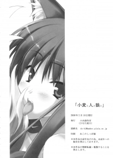 (SC38) [Koito Sousakusho (Hinata Mutsuki)] Komugi to Hito to Ookami to (Spice and Wolf) - page 22
