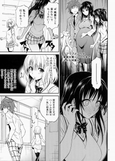 (C87) [Hibi Rakuraku (Aoki Kanji)] Watashi Renchi Yaburu. (To LOVE-Ru) - page 6
