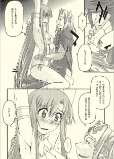 [sandglass (Uyuu Atsuno)] ochiru -asuna- (Sword Art Online) - page 25