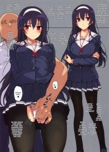 (COMIC1☆9) [Basutei Shower (Katsurai Yoshiaki)] UTAHALOVER (Saenai Heroine no Sodatekata) [English] {KFC Translations} - page 2