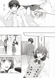 (VVtoVALHALLA) [Higashi Mikuni Kamen (Saitoh Maho)] Gunji-teki Jijou ni Yori (Valvrave the Liberator) - page 14