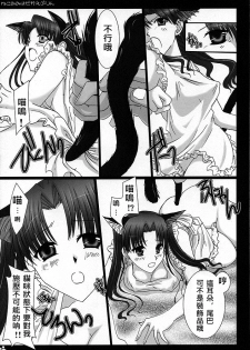 (ComiComi9) [UDON-YA (Kizuki Aruchu, ZAN)] Nekomimi Hadaka EpuRin (Fate/stay night) [Chinese] [wl00314824個人漢化] - page 12