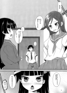 (C82) [Windtone (Safi)] Kuroneko Chuni Kiroku (Ore no Imouto ga Konna ni Kawaii Wake ga Nai) - page 4