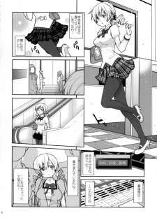 (COMIC1☆9) [Kaze no Gotoku! (Fubuki Poni, Fujutsushi)] Jitsuroku!? Nakadashi Chikan Densha Tomoe Mami (Puella Magi Madoka Magica) - page 6