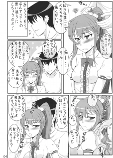 (Reitaisai 12) [Shizuka no Umi (Mushanokouji Shizuka)] Midaregami Tenko-chan (Touhou Project) - page 3