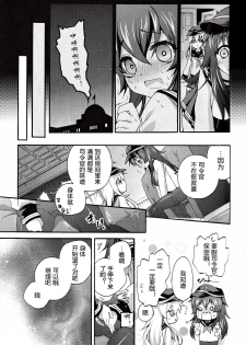 (C87) [K+W (sasachinn)] Teitoku no Inai Yoruni (Kantai Collection -KanColle-) [Chinese] [板车汉化组] - page 7