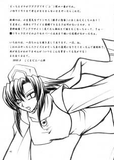 (CT12) [KKI (Kogma Pierre)] Suzu-fuu ni Mau wa Tsugeshi no Hane (Samurai Spirits) - page 42
