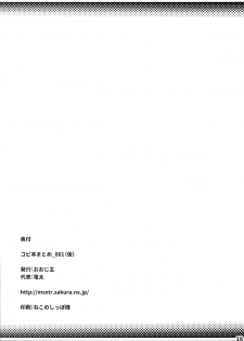 (COMIC1☆9) [Oojinushi (Ryuuta)] Copy Hon Matome _ 001 (Kari) (Various) - page 19