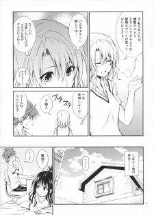 (C86) [Hibi Rakuraku (Aoki Kanji)] Momioka no Hatsujou (To LOVE-Ru) - page 11