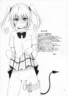 (C86) [Hibi Rakuraku (Aoki Kanji)] Momioka no Hatsujou (To LOVE-Ru) - page 29