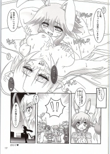 (Nanoha DAYS 4) [Serenta (BOM)] Usamimi Ouji ni Ken dake de Naku xx made Oshiechau Hon. (DOG DAYS) - page 16