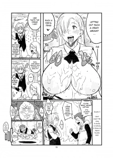 (C85) [Hybrid Jimushitsu (Muronaga Chaashuu)] Hybrid Tsuushin vol. 16 -Seven Deadly Boobs-  (Nanatsu no Taizai) [English] [EHCOVE] - page 12