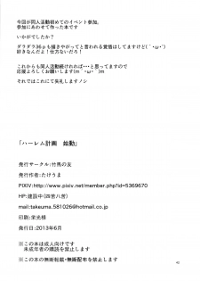 (CCFukuoka32) [Takeuma no Tomo (Takeuma)] Harem Keikaku Shidou (To LOVE-Ru Darkness) [English] [CGrascal] - page 40