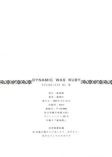 (C56) [Rokumeikan (Rokumei Kanau)] Dynamic was Ruby (Cardcaptor Sakura) - page 29