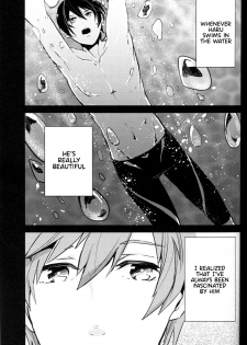 (Renai Jiyuugata! entry2) [Kokon no Kaze (raipanda)] Under Water Speaker (Free!) [English] - page 2