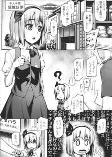 (Reitaisai 12) [Area14 (Kasei)] Youmu no Otsukai -Akutoku Catch nante Kowaku nai!- (Touhou Project) - page 3